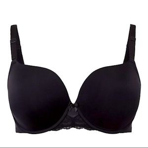Torrid Black 360 Back Smoothing Push-Up T -Shirt Bra